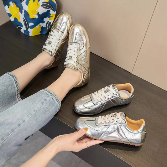 Women's Western Style Genuine German Training Travel Spring Board Flat Women's Casual Shoes