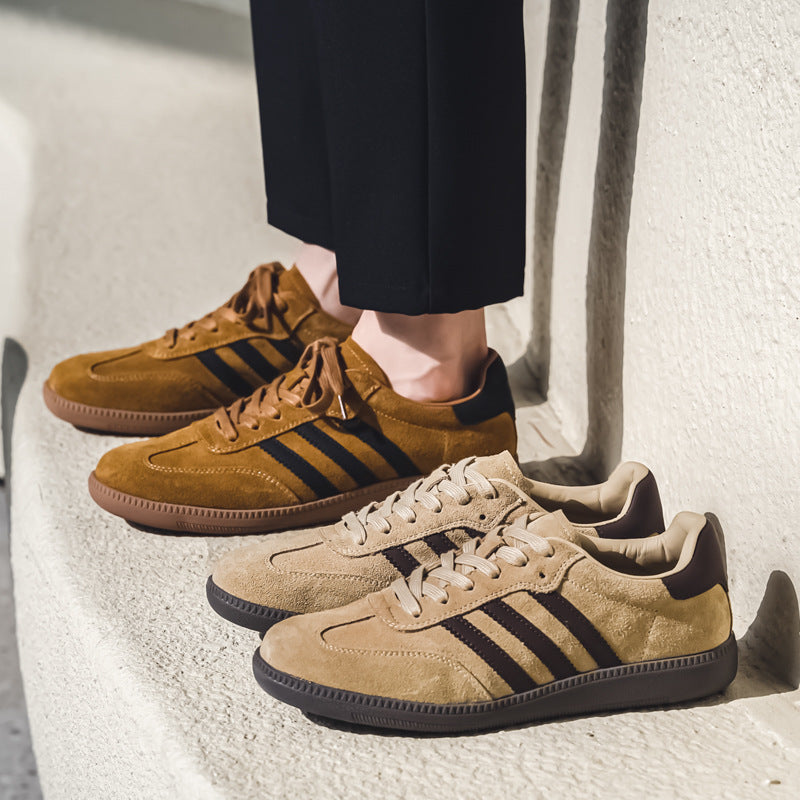 Men's Genuine Matte German Training Autumn Versatile Sneakers