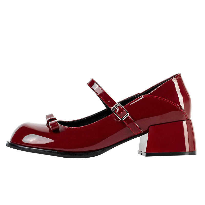 Women's Mary Jane Summer White Thin Preppy Women's Shoes