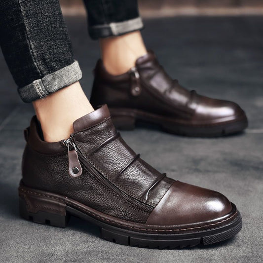 Men's Short Breathable Trendy Wild Soft Bottom Boots