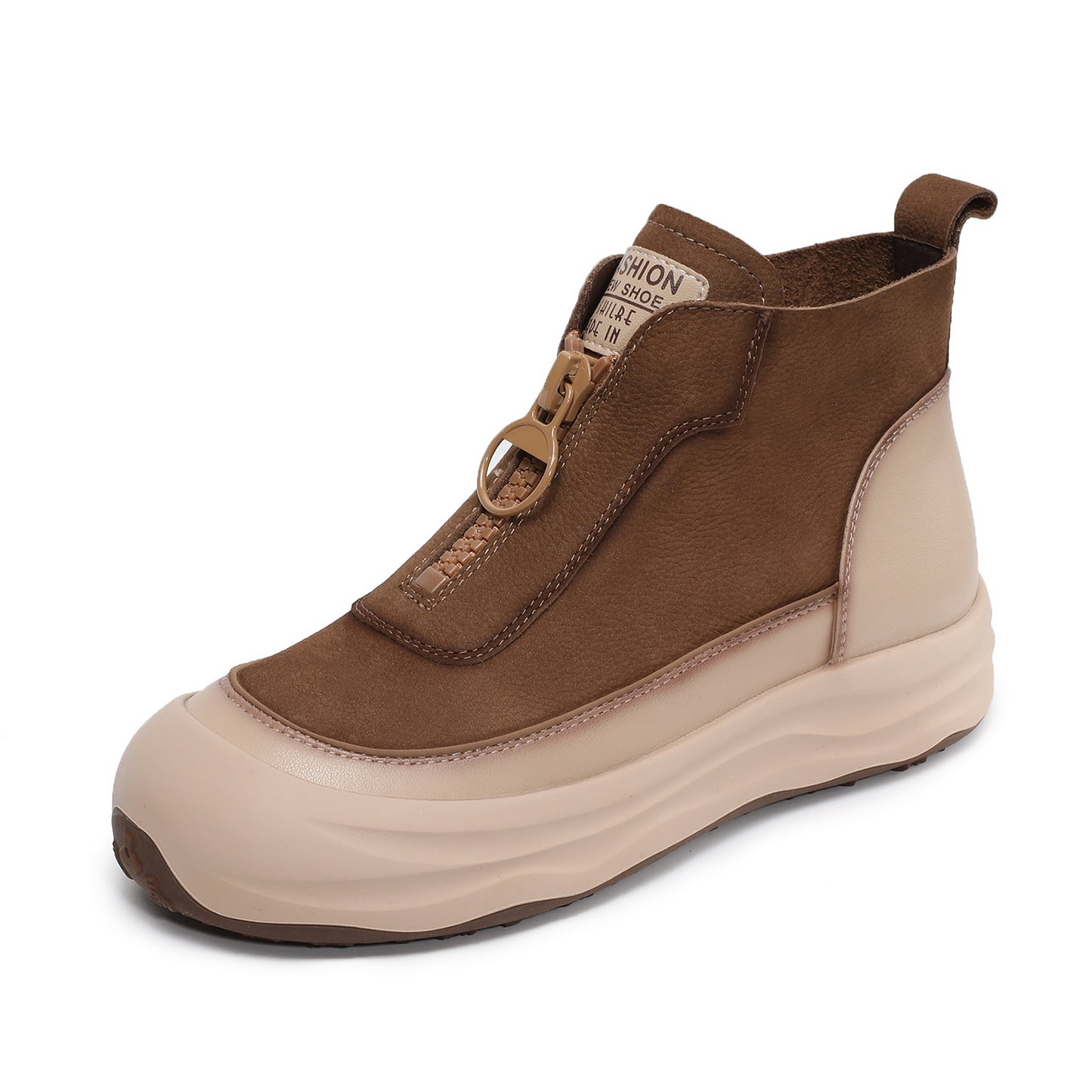 Women's Autumn Genuine Retro Thick-soled Martin Cowhide Women's Leather Boots