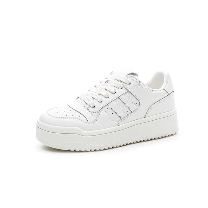 Women's Platform White Spring Height Increasing For Women's Casual Shoes