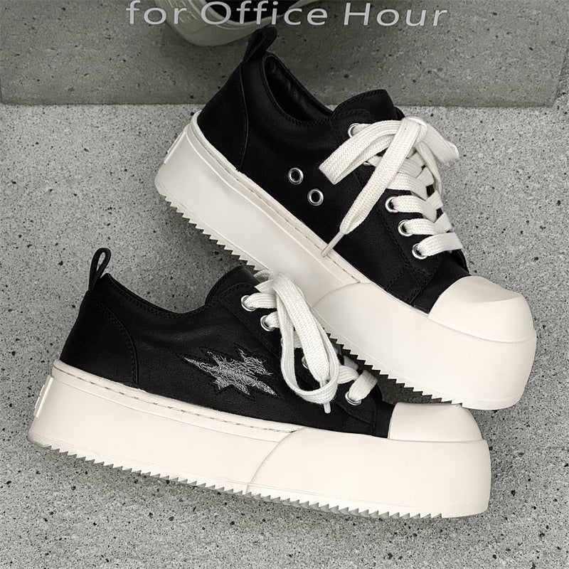 Big Head Derby Thick Bottom Increased Sneakers