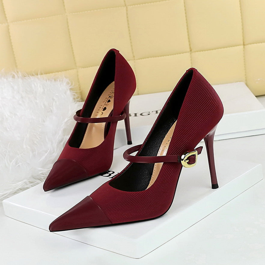 Women's Korean Style Fashion Banquet High Stiletto Women's Shoes