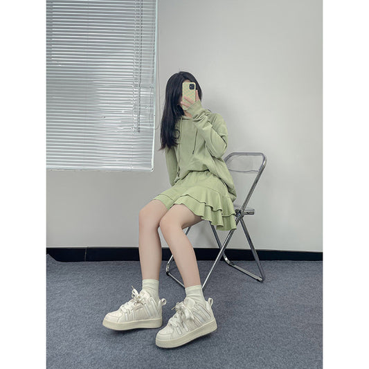 Women's & Men's National Fashion Design Style White Autumn Men's Shoes