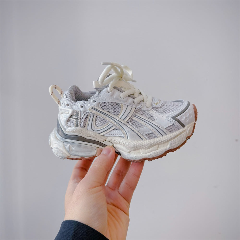 Children's Spring Soft Bottom Comfortable Korean Style Western Children's Sports Shoes