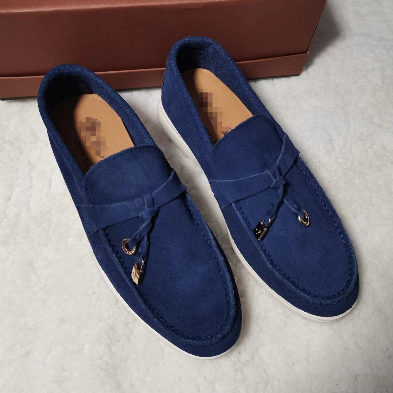 Men's High Version Slip-on Lofter Soft Bottom Comfortable Loafers/doug Shoes