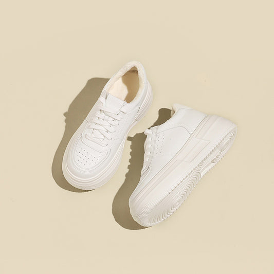 Women's Thick Bottom Hidden White Small Size Breathable Women's Casual Shoes