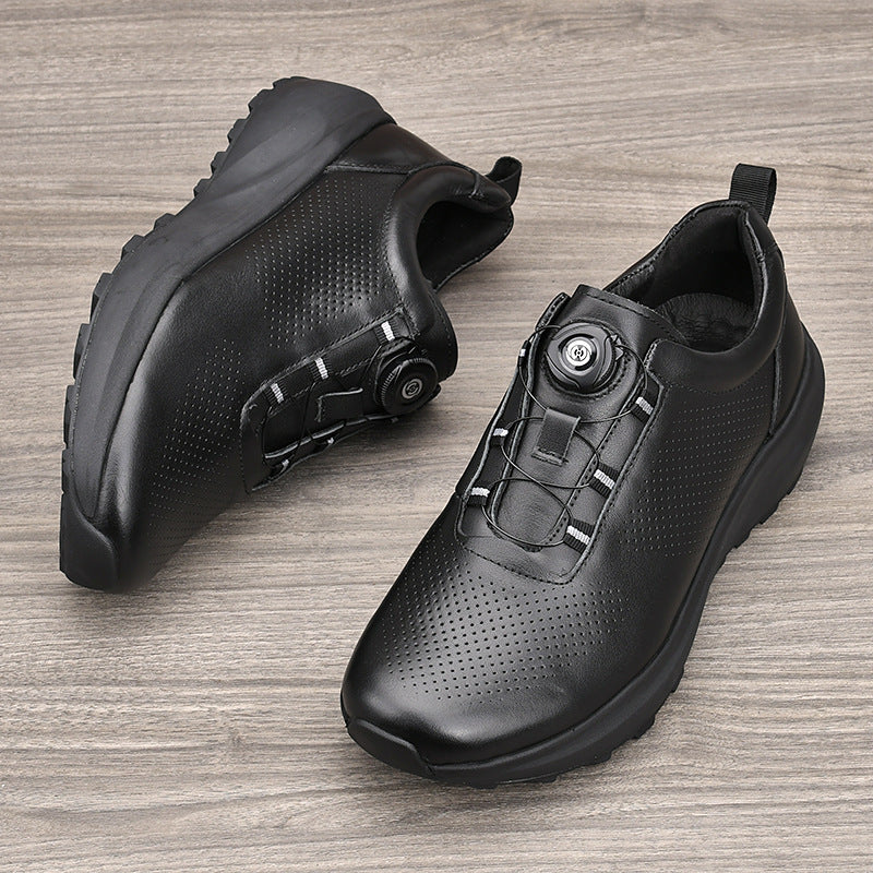 Men's British Business Classic Commuter Soft Bottom Pumps Leather Shoes