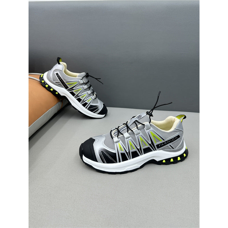 Men's Platform Korean Color Matching Comfortable Breathable Casual Shoes