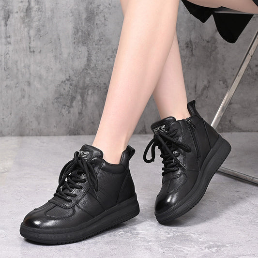 Women's Thick Bottom Fleece-lined Warm First Layer Snow Boots