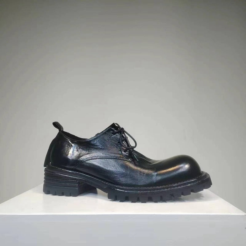 Men's Good Year Bottom Horse Breathable Comfortable Leather Shoes