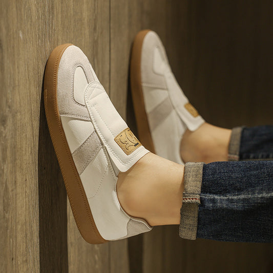 Men's Autumn Slip-on Lightweight Soft Sole Easy Wear Sports Moral Men's Shoes