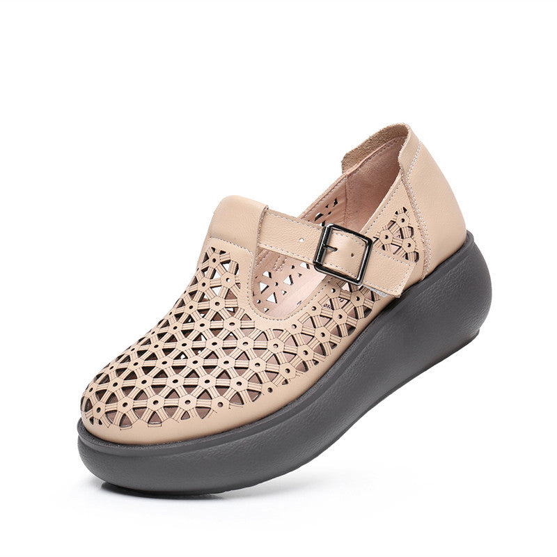 Women's Style Genuine Platform Mom Plus Size Casual Shoes