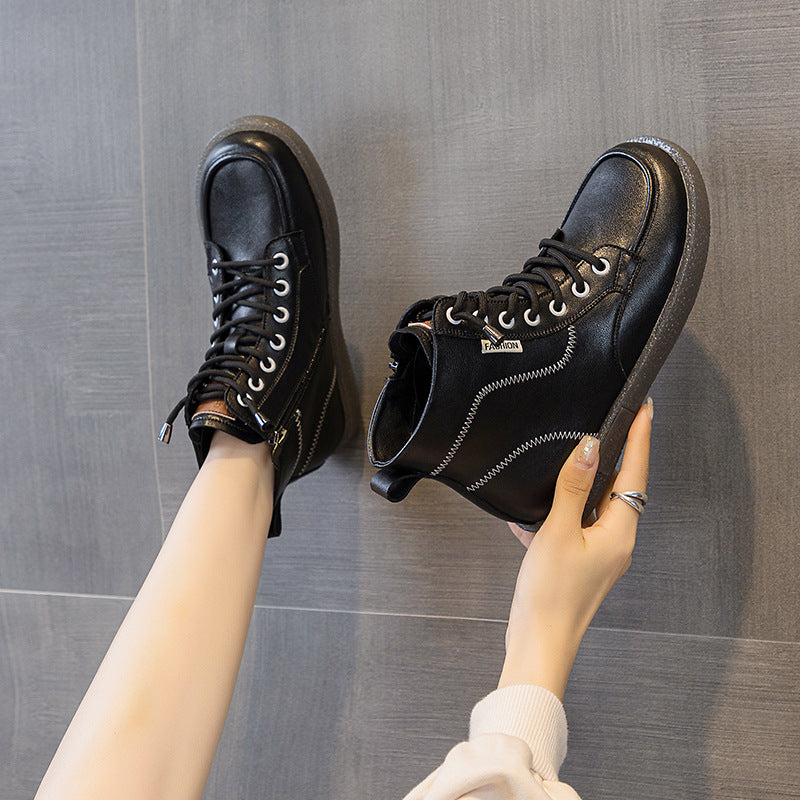 Women's Beautiful Martin Cotton Veet Skinny Boots