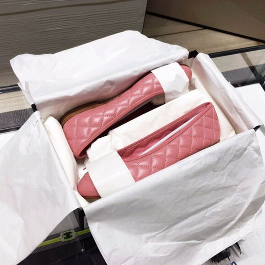Women's Style Flat Pumps Low-cut Comfortable Round Women's Casual Shoes