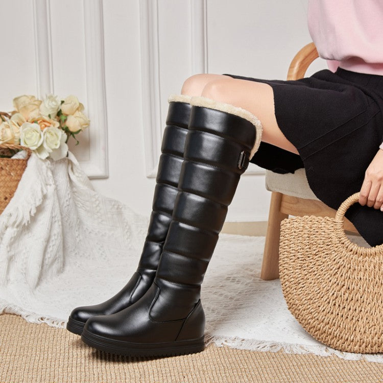 Bottom Height Increasing Insole High Knee-high Boots