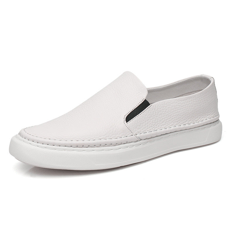 Men's Board Trendy Slip-on Comfortable Cowhide Sneakers