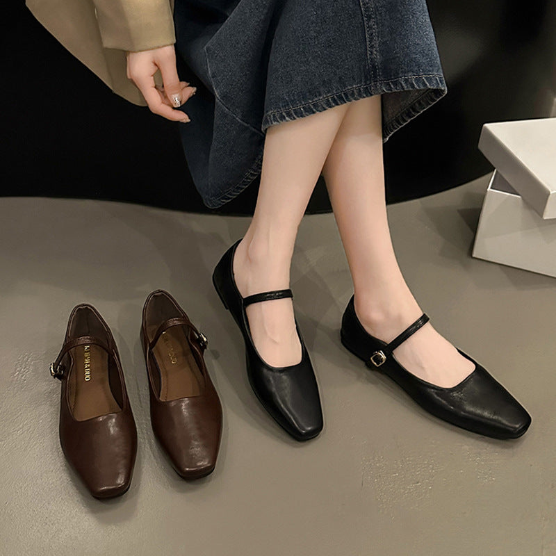 Women's French Evening Style Temperament Commute Pumps Casual Shoes