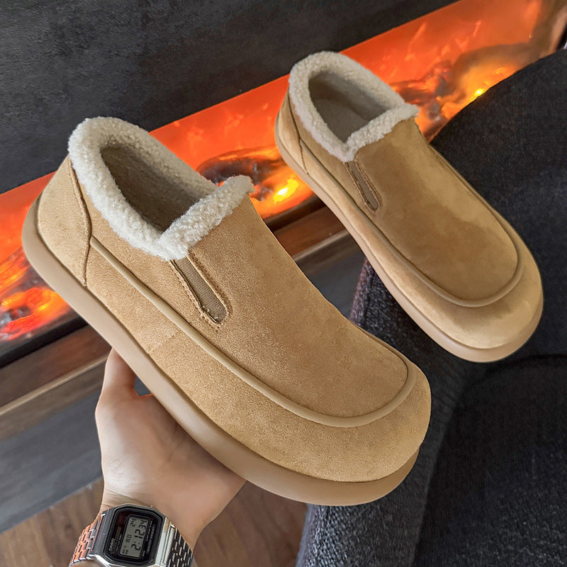 Fashion Trend Retro Daily Commute Leisure Slip-on Loafers/doug Shoes