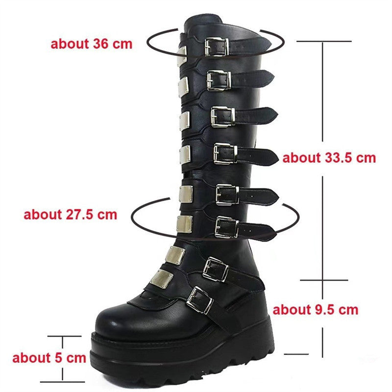 Plus Size Ring With Platform Long Female Muffin High Heels