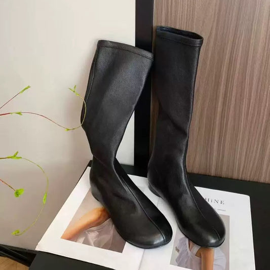 Women's Height Increasing Insole Minimalist Stretch Thin Boots