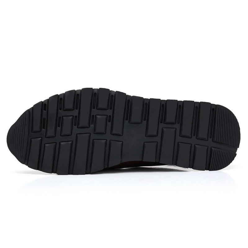 Men's First Layer Cowhide Brogue Genuine Pumps Casual Shoes