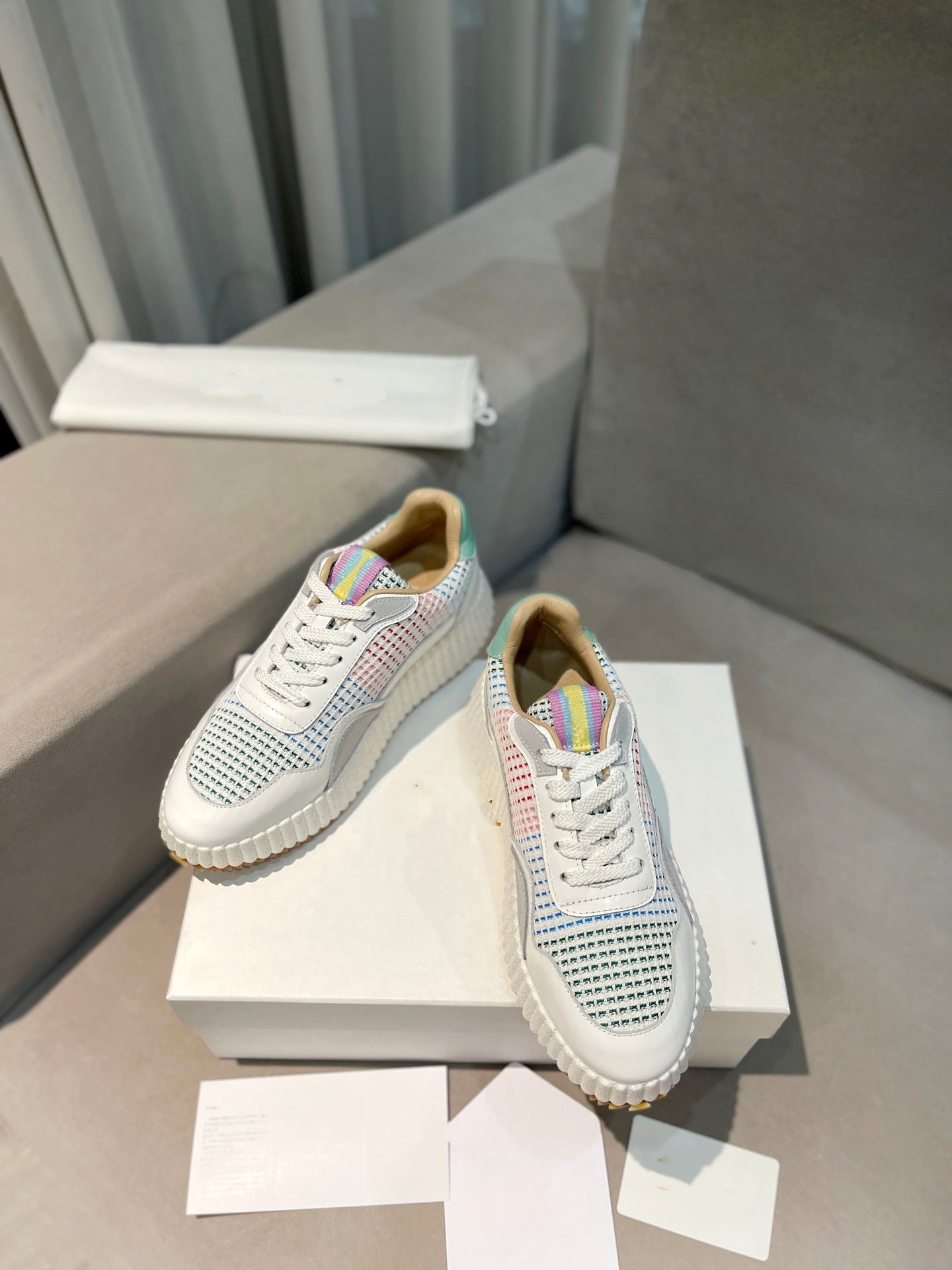 Women's Head Thick Bottom Height Increasing Breathable Platform Men's Shoes
