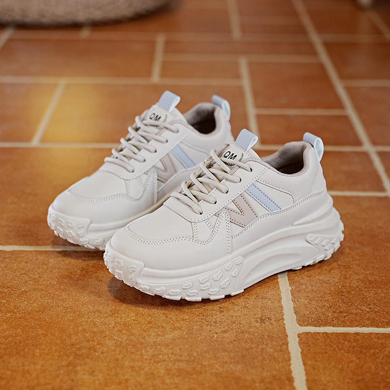 Women's Autumn Korean Style Clunky Platform Sports Sneakers