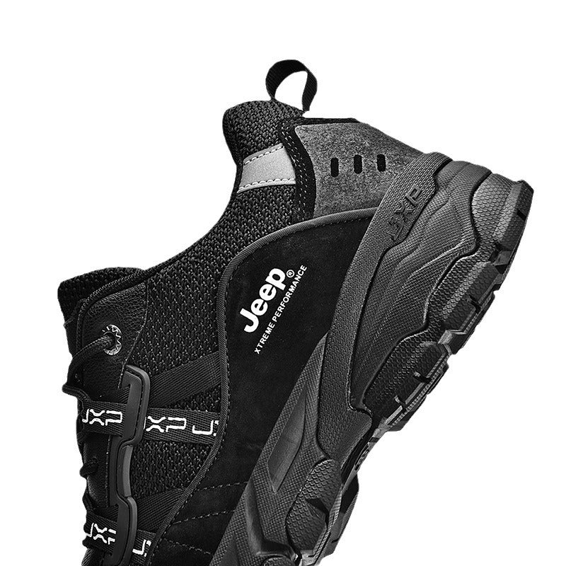 Men's Outdoor Breathable Hiking Toe Protection Shock Sneakers