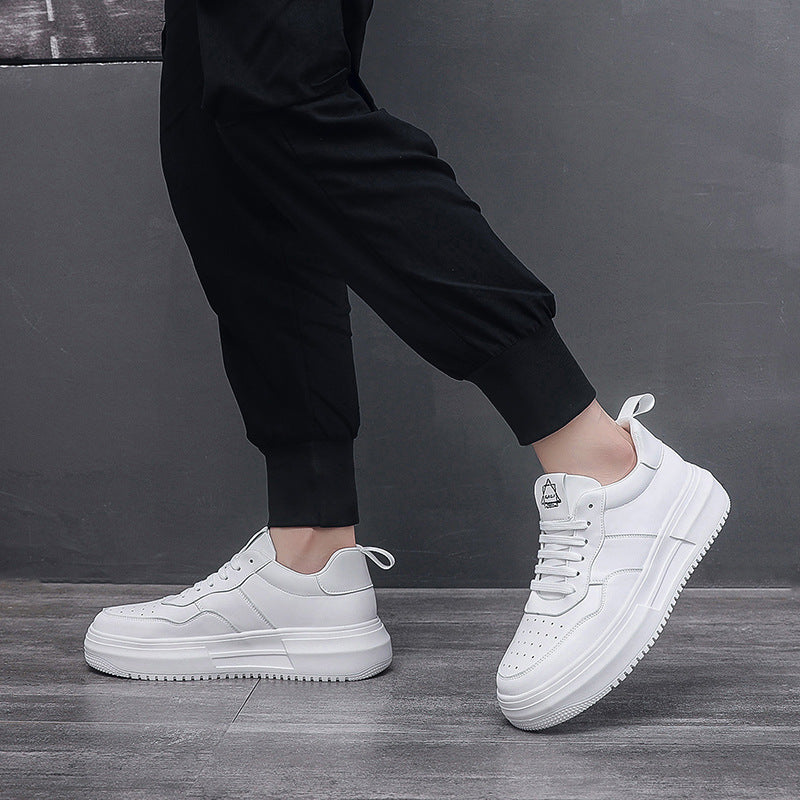 Men's Simple Air Force Niche Board Black Sneakers