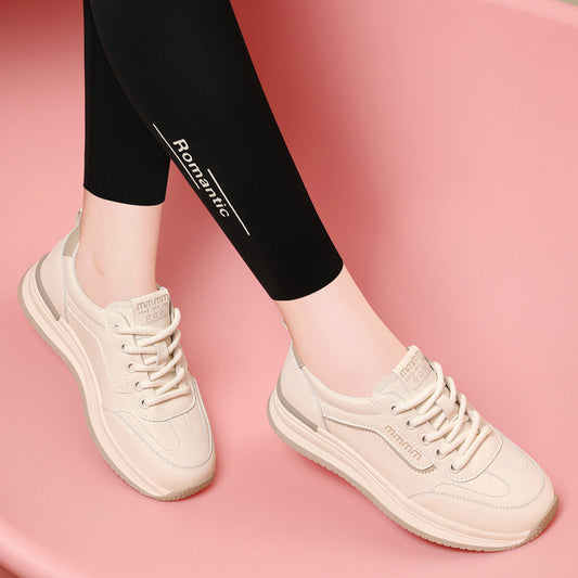 Women's Gold Silk Rabbit Lightweight Autumn Versatile Casual Shoes