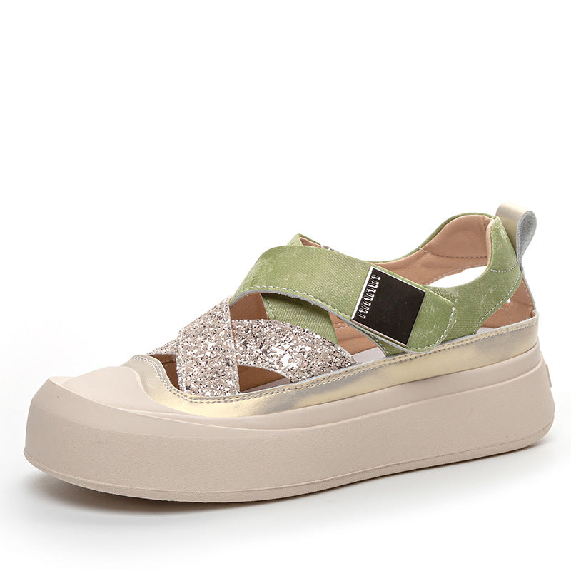 Women's Flat Versatile Outdoor Hollowed Toe Box Sandals