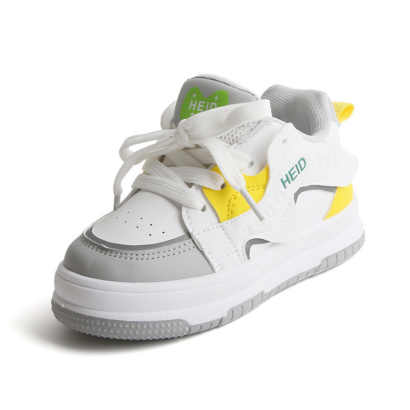 Children's Elegant Classy White For Single Kid's Sneakers