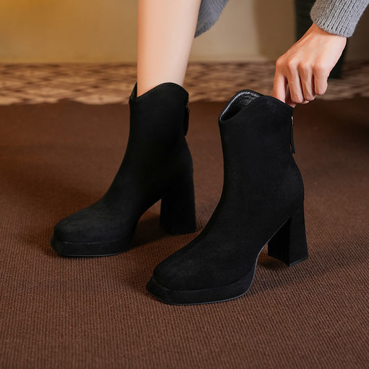 Attractive Innovative Versatile Charming Comfortable Winter Women's Leather Boots