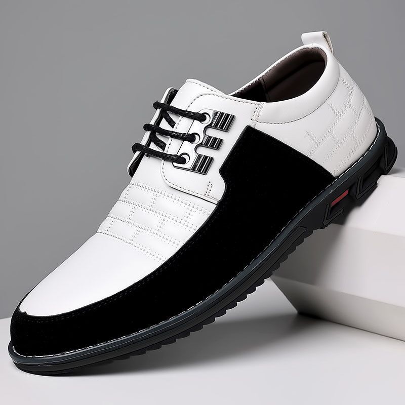 Men's Round Toe Pumps Front Flat Leisure Casual Shoes