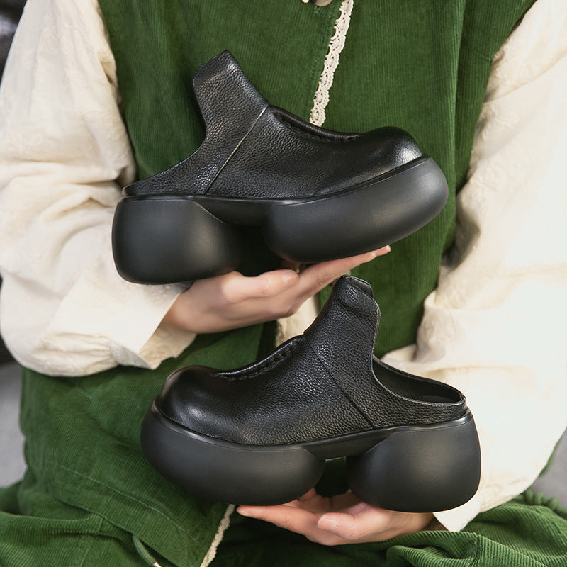 Platform Toe Box For Outdoors Comfortable Slippers