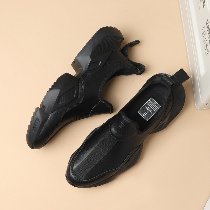 Men's Platform Dad Winter Fleece-lined Genuine Fashion Sneakers