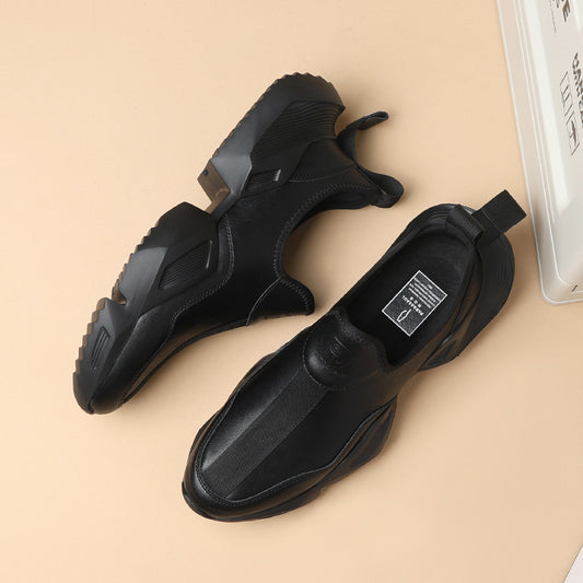 Men's Platform Dad Winter Fleece-lined Genuine Fashion Sneakers