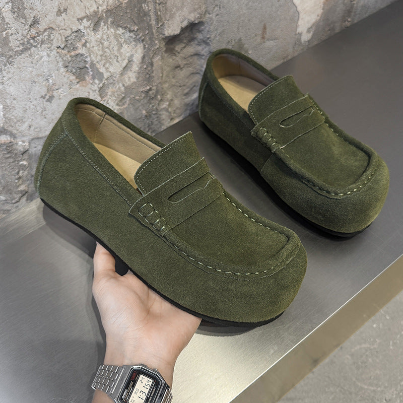 Slip-on Lazy Gray Dark Coffee Khaki Olive Loafers/doug Shoes