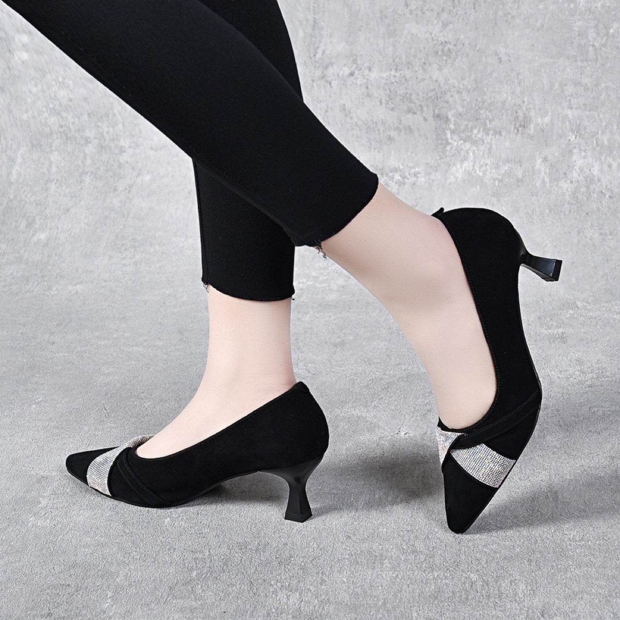 Women's Pointed Toe Pumps Authentic Stiletto High Casual Shoes