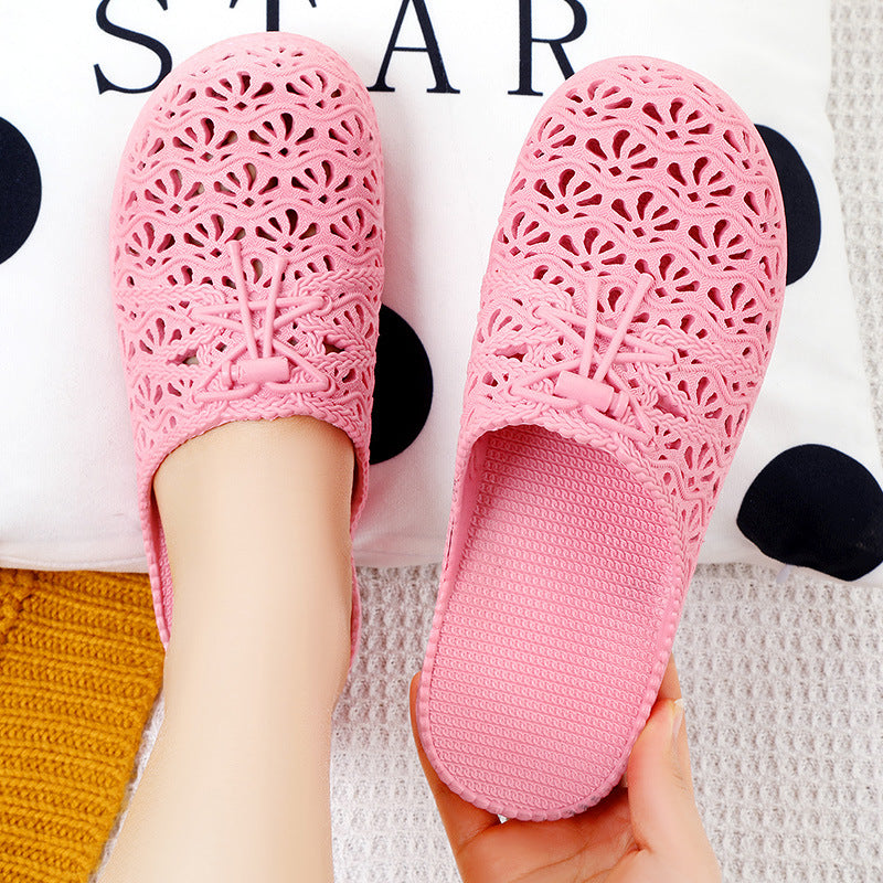 Women's Summer Closed Toe Hole Blowing Plastic Sandals