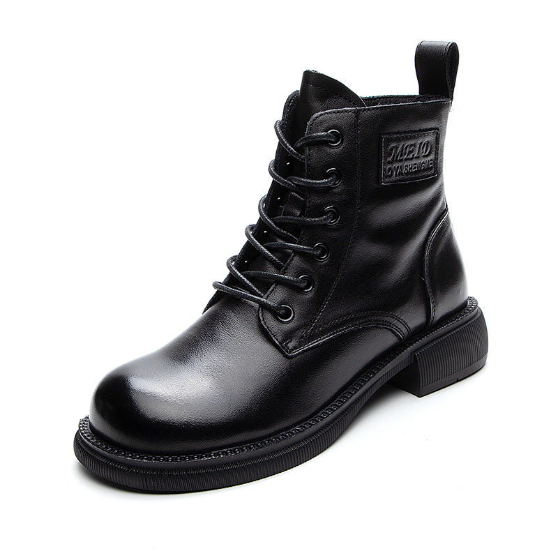 Women's Hollow Out Flat Low Short Soft Boots