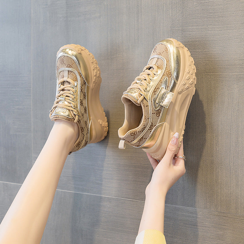 Insole Dad Female Classic Style Spring Show Feet Small Lightweight Women's Casual Shoes