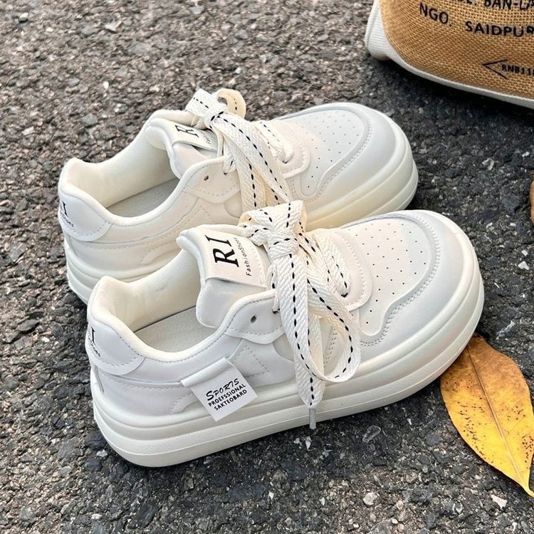 Women's Thick Bottom Big Head Autumn Korean Sneakers