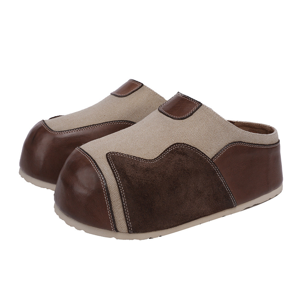 Closed Toe Height Increasing Insole Female Slippers