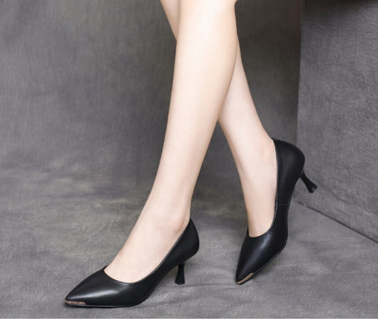 Women's Pointed High Stiletto Low-cut Soft Small Women's Shoes