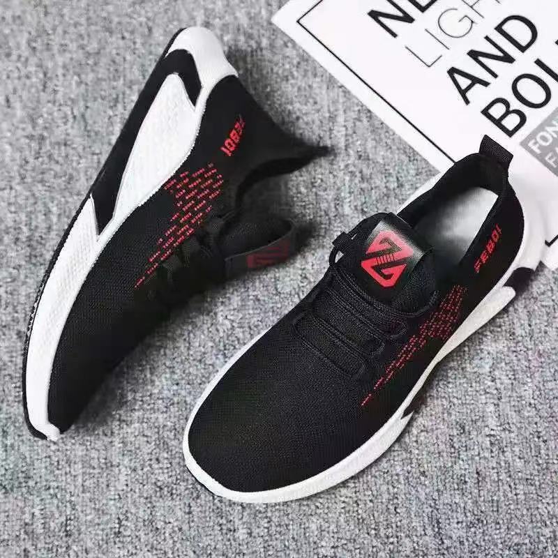 Men's Breathable Lightweight Comfortable Korean Fashion Running Sneakers