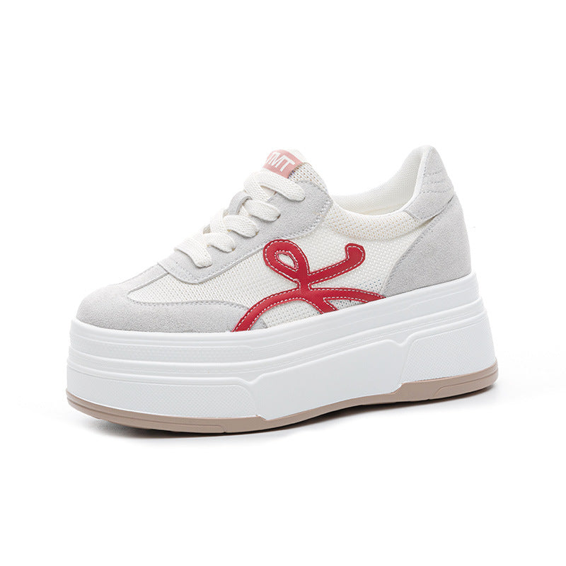 Women's Small Height Increasing Insole Summer Thick Casual Shoes
