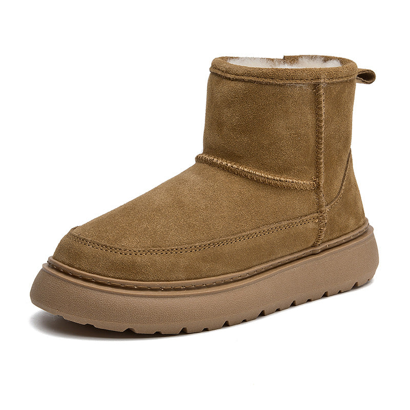 Women's For Winter Fleece-lined Thickened Northeast Warm Snow Boots